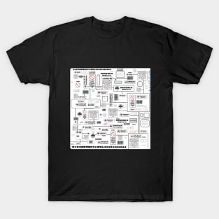 a cyberpunk label. arasaka. T-Shirt